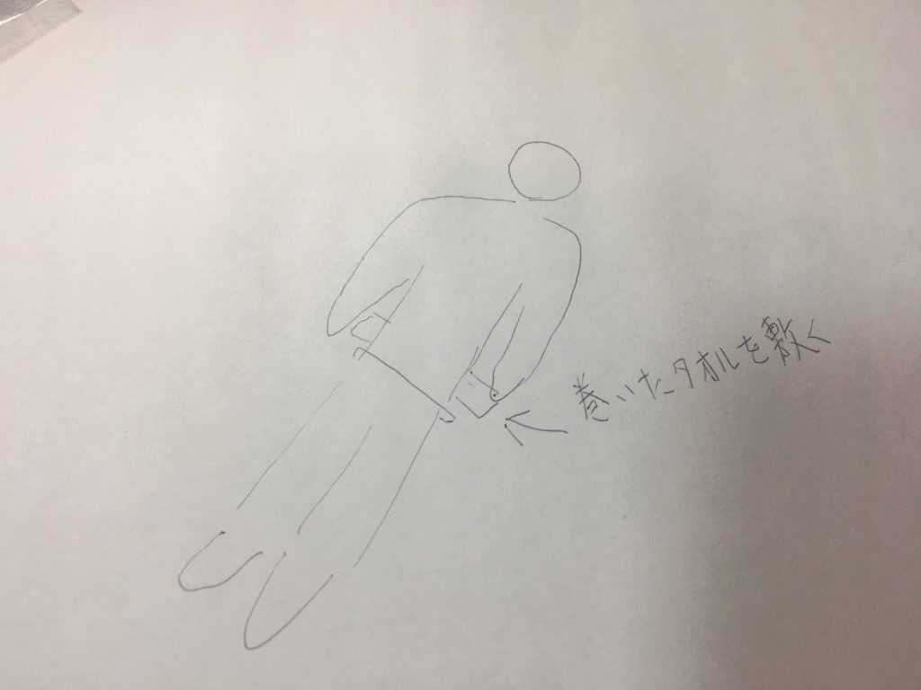 腰の痛み軽減イラスト