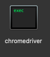 chromedriverアイコン