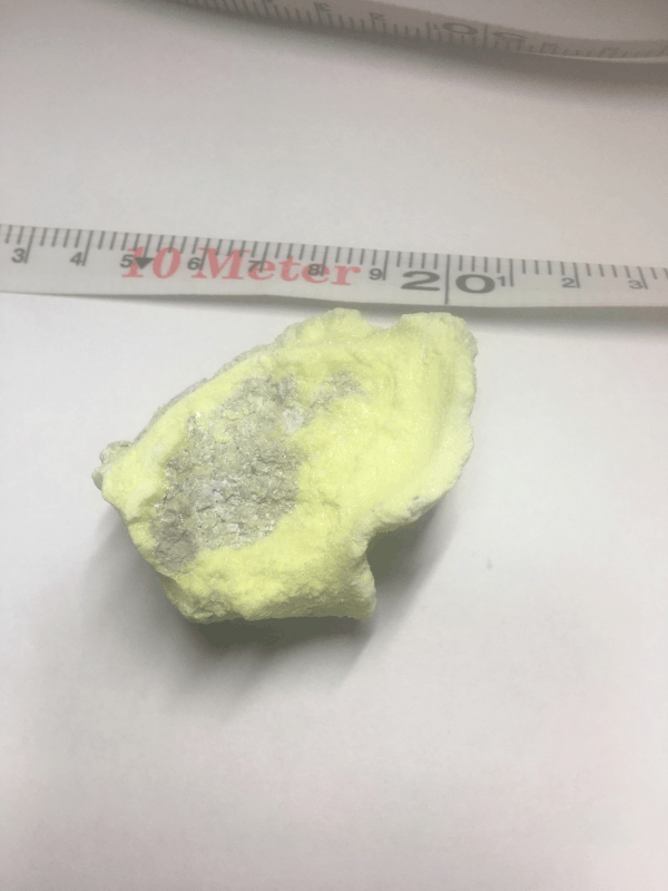 Sulfur at the sulfur mine in Osaki City, Miyagi Prefecture 1